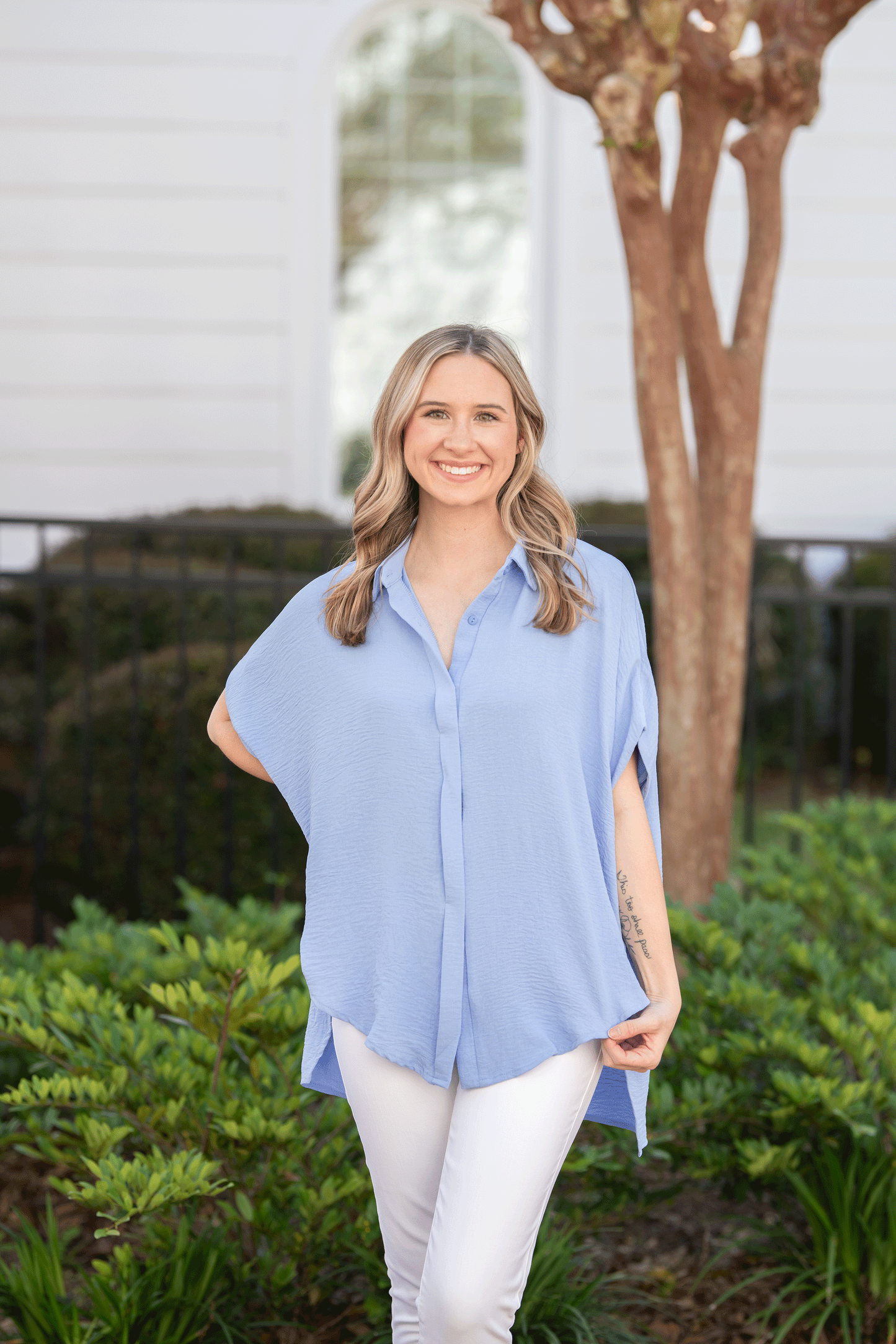 Down to Earth Button Down Top - REGULAR + CURVY