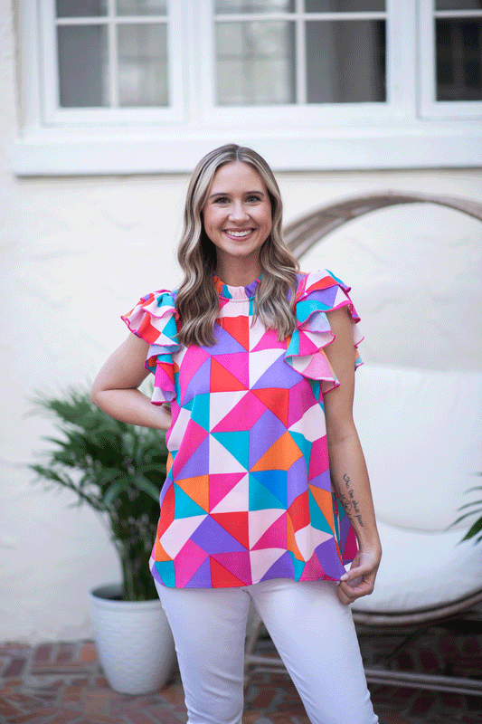 Colorful Geometric Top