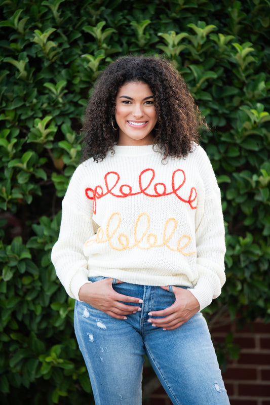 Gobble Gobble Ivory Sweater