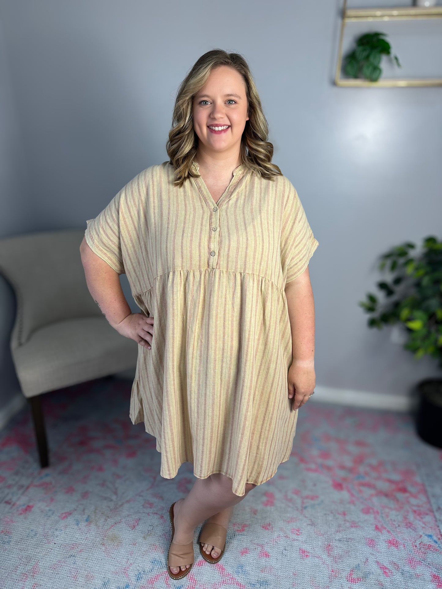 There She Goes Tunic Dress Plus Size