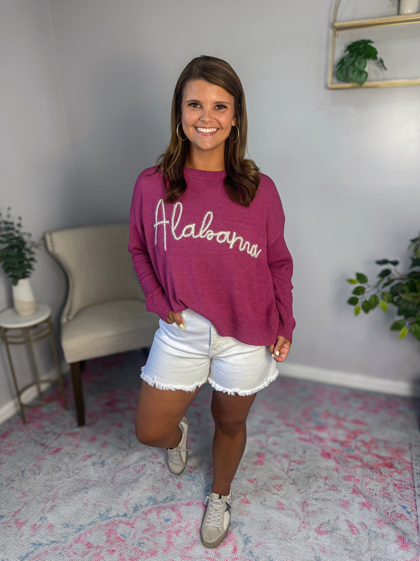 Crimson Game Day Sweater